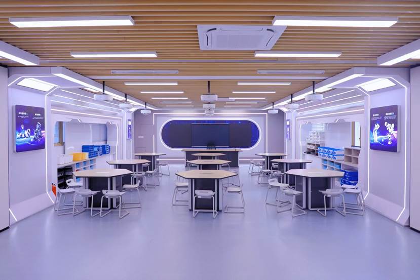 科学室（空景）